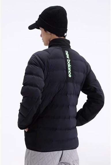 New Balance ゴルフ用ダウンジャケット サイズ4 黒/緑 New Balance Golf GOLF ニューバランスゴルフ ゴルフウェア
